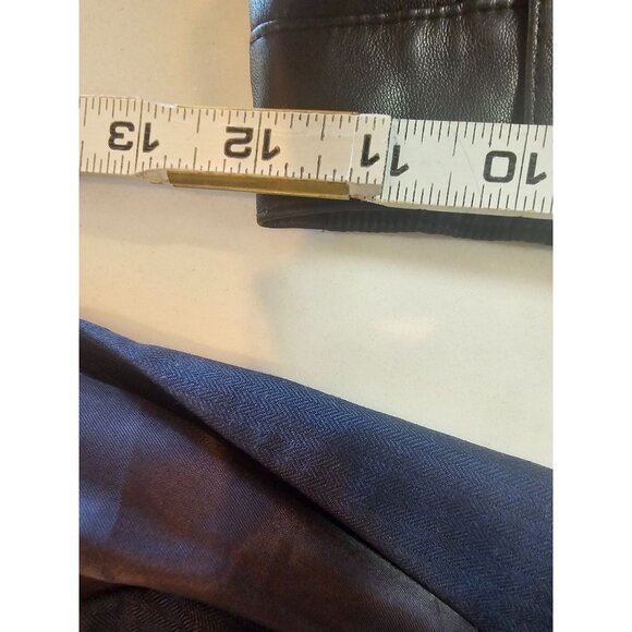 Madden NYC Faux Leather Cargo Jogger Size Small Pull on Black - Picture 3 of 7